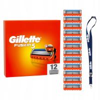 Gillette fusion5 сменные картриджи с 5 лезвиями и прецизионным триммером 12 шт.