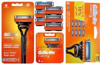 Gillette Fusion 5 ostrza 14 sztuk oryginał wkłady nożyki + rączka GRATIS