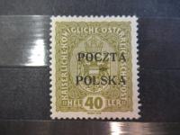 POCZTA POLSKA WYDANIE KRAKOWSKIE Fi 40** BŁAD B1 1919r GWARANCJA SCHMUTZ