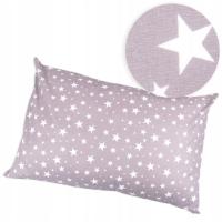 Poszewka poszewki na poduszkę 40x60 gwiazdki na szarym tle