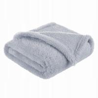 Kocyk polarowy Bocioland 80 x 100cm szary