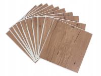 ПВХ 30,5 см 1м2 темного дуба картины плитки пола древесины самоклеющиеся