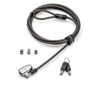 Kensington ClickSafe 2.0 Universal Keyed Laptop Lock zapięcie do kabli Czarny 1,8 m