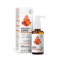 AURA HERBALS Witamina ADEK dla rodziny, MCT, krople 50 ml