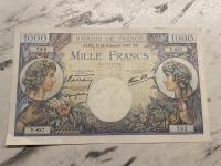 Francja - 1000 franków - 1940 - bardzo rzadki