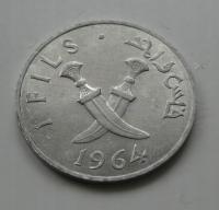 ARABIA POŁUDNIOWA - 1 FILS 1964 - SZTYLETY - Al (2)