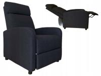 Кресло для отдыха одноместный современный салон BOBI черный