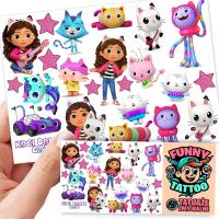 МОЮЩИЕСЯ ТАТУИРОВКИ ДЛЯ ДЕТЕЙ КОШАЧИЙ ДОМИК ГАБИ ОРИГИНАЛЬНЫЕ КОНСТРУКЦИИ