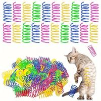 zabawka dla kota sprężynki zestaw 20 SZT interaktywna zabawa mix kolor
