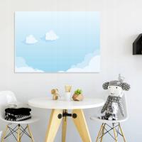 Tablica magnetyczna suchościeralna chmurki 339 70x50cm PCV