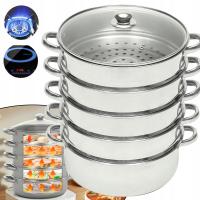 Пароварка NCRealher паровая скороварка 0 Л серебристый / серый 0 Вт