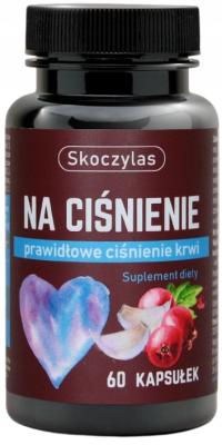 SKOCZYLAS Na ciśnienie ARONIA POTAS CZOSNEK GŁÓG 60 kapsułek