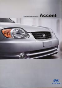 Hyundai Accent Katalog Prospekt rozkładany PL