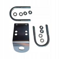 Uchwyt relingowy srebrny TS-10 na antenę CB, VHF czy UHF