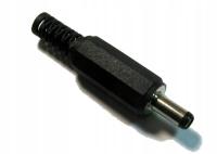 Wtyk zasilający DC męskie Aksotronik 005552