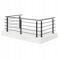 Balustrada barierka balkonowa, konfiguracja boków A-B-C, długość = 7 metrów