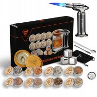 Zestaw do Wędzenia Whisky smoker XL Prezent dla Mężczyzny Chłopka 19w1 duzy