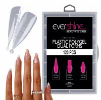 Миндаль двойной формы polygel акриловые ногтей плесень 120шт EverShine