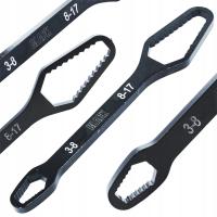 Klucz oczkowy Black stal węglowa 3-17 mm 150 mm