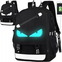 Usb школьный рюкзак светоотражающий школьный рюкзак светодиодный светящийся в темноте хороший