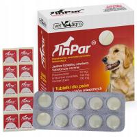 Средство дегельминтизация собаки таблетки INPAR для червей, паразитов, ленточных червей 10 шт