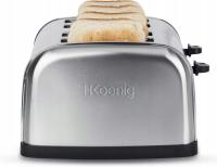 Toster H.Koenig TOS14 srebrny/szary 1500 W