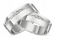 Обручальное кольцо серебро 925 гравер 5mmob37 бесшовные свадьба