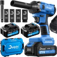 Аккумуляторный ударный гайковерт безщеточный для колес 21V 1/2 