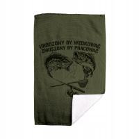 Большое полотенце подарок для рыболова рыбалка время 50x100 рыбалка