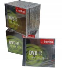 10 x PŁYTA DVD-R IMATION 4,7GB 16X 120 min BOX