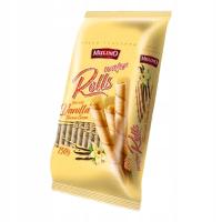 Mulino 150g Rurki waflowe z kremem o smaku waniliowym Rolls Wafer Vanilla