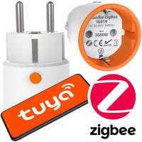 PSMART INTELIGENTNE GNIAZDKO Z POMIAREM 16A REPEATER 260V ZIGBEE TUYA