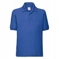 Koszulka Polo dziecięca FOTL MGZ Royal Blue 164cm