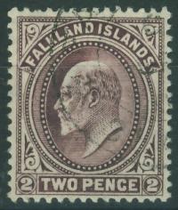 Falkland Islands two pence - Eduard VII