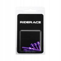 Riderace rl9180 велосипед стволовых болты-фиолетовый фиолетовый сталь M5 x 23mm