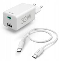 Зарядное устройство Hama 32w быстрая зарядка USB-C кабель