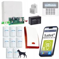 ZESTAW ALARMOWY SATEL PERFECTA MODUŁ LTE POWIADOMIENIA 8 CZUJEK BOSCH PET