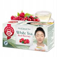 TEEKANNE WHITE tea herbata BIAŁA ŻURAWINA MALINA red berries 20 TOREBEK