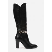 Kozaki damskie na obcasie 9 cm hit