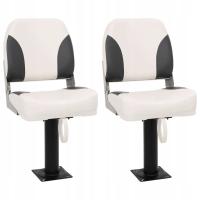 SKŁADANE SIEDZISKA DO ŁODZI 4-CZ. Z NISKIM OPARCIEM