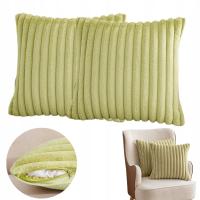 Zestaw 2 Poszewka na Poduszki 45x45cm Pluszowe Aksamitne Poszewki Poduszki