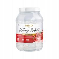 Muscle Clinic KETO WHEY Izolat WPI Koktajl Olej MCT Witaminy Truskawka 800g