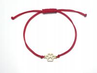 Złota bransoletka dla dziewczynki łapka pr 585