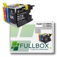 FULLBOX 4-pak tusz do BROTHER LC1280XLBK LC1280XLC LC1280XLM LC1280XLY