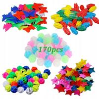 170SZT WIELOKOLOROWE KORALIKI SZPRYCHY ROWEROWE ŁATWE W MONTAŻU