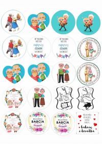 Вафля для кексов день бабушки дедушки