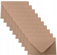 Конверты Eco Kraft mini 100 x 60 мм 50 шт. Набор конвертов Bilecik Kraft Eco