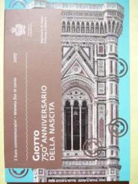 2 EURO SAN MARINO 2017 GIOTTO 750 URODZINY darklis