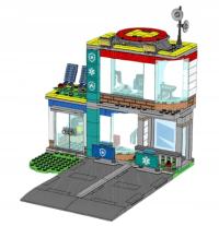 Lego City 60371 здание автостоянка