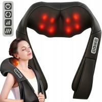 MASAŻER DO SZYI KARKU PLECÓW CIAŁA PODGRZEWANY PAS MASUJĄCY PLECY SHIATSU